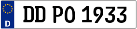 Truck License Plate